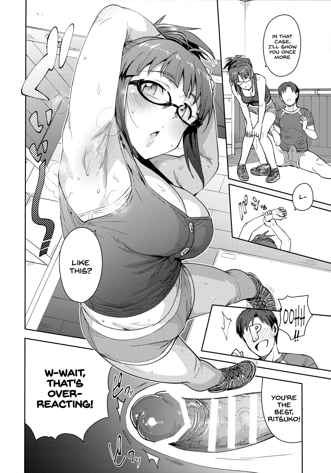 Ritsuko to Stretch! page 7 full