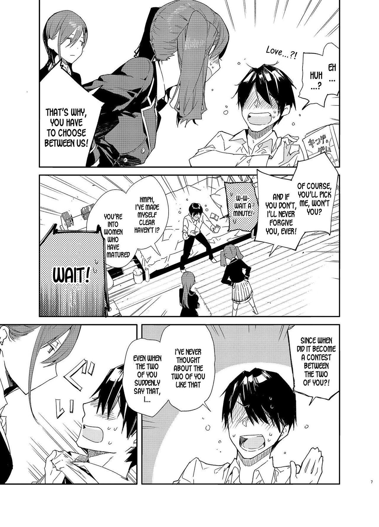 Kinjo no Tsuntsun Imouto to Muhyoujou Ane ni Semarare Ecchi page 7 full