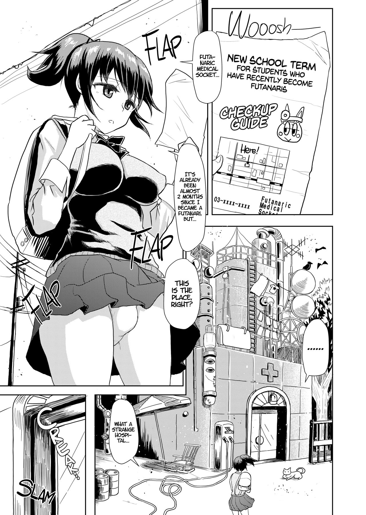 Futanarikko Shintai Kensa | Futanari Check-Up page 2 full