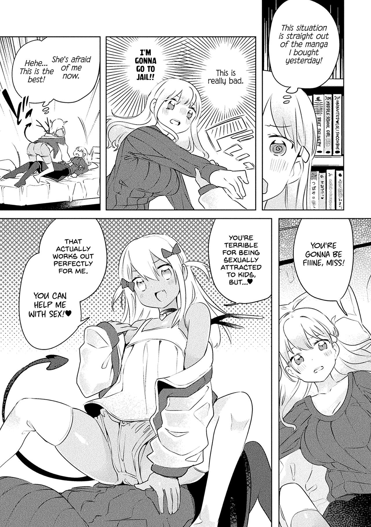 Succubus ga Lolicon Onee-san ni Makeru wake nai jan! | This Succubus Won't Lose to a Lolicon! page 6 full
