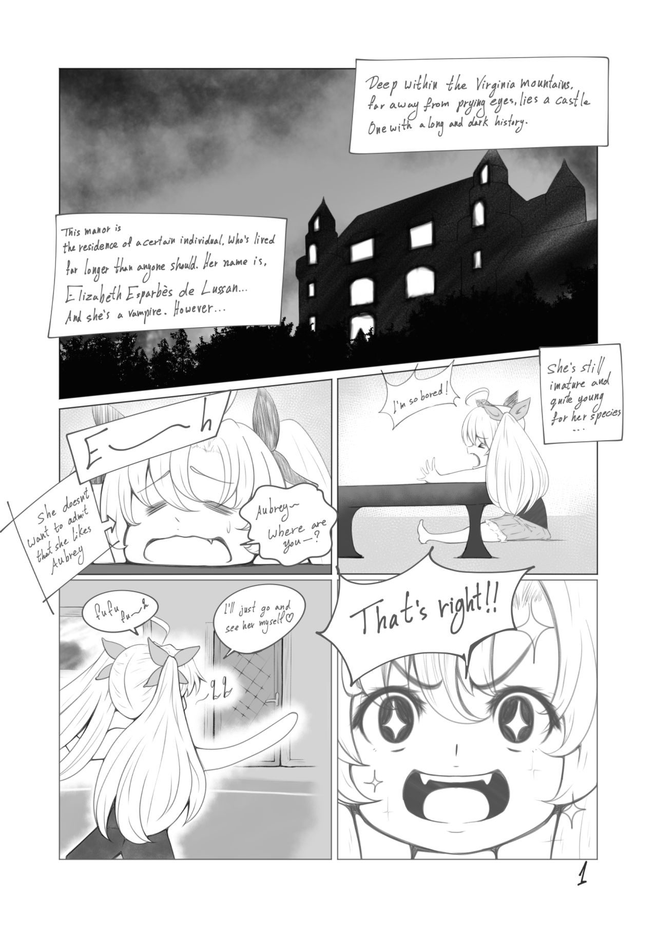 The Loli Vampire page 1 full