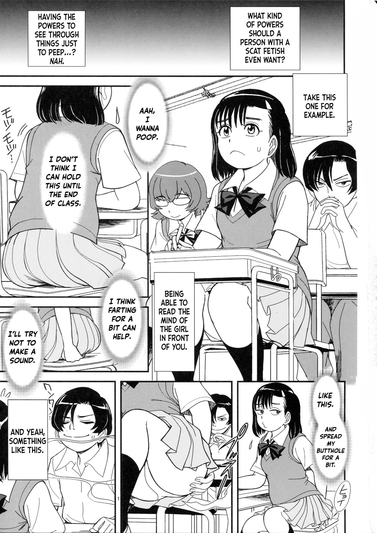 Chounouryoku de Nozoke! Joshi no Chitai Dappun page 2 full