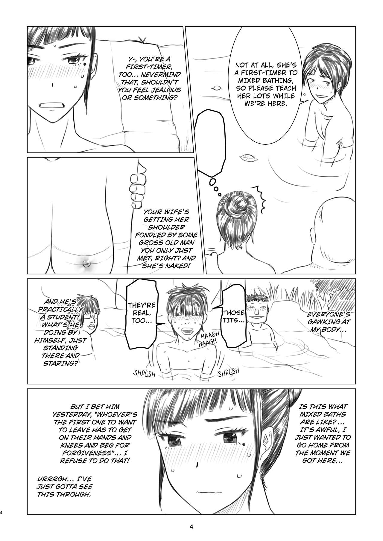 Chieri-san wa Makerarenai! Netorase Konyoku Onsen | Chieri-san Never Gives Up! Mixed Bathing Hot Spring of Cucking page 6 full