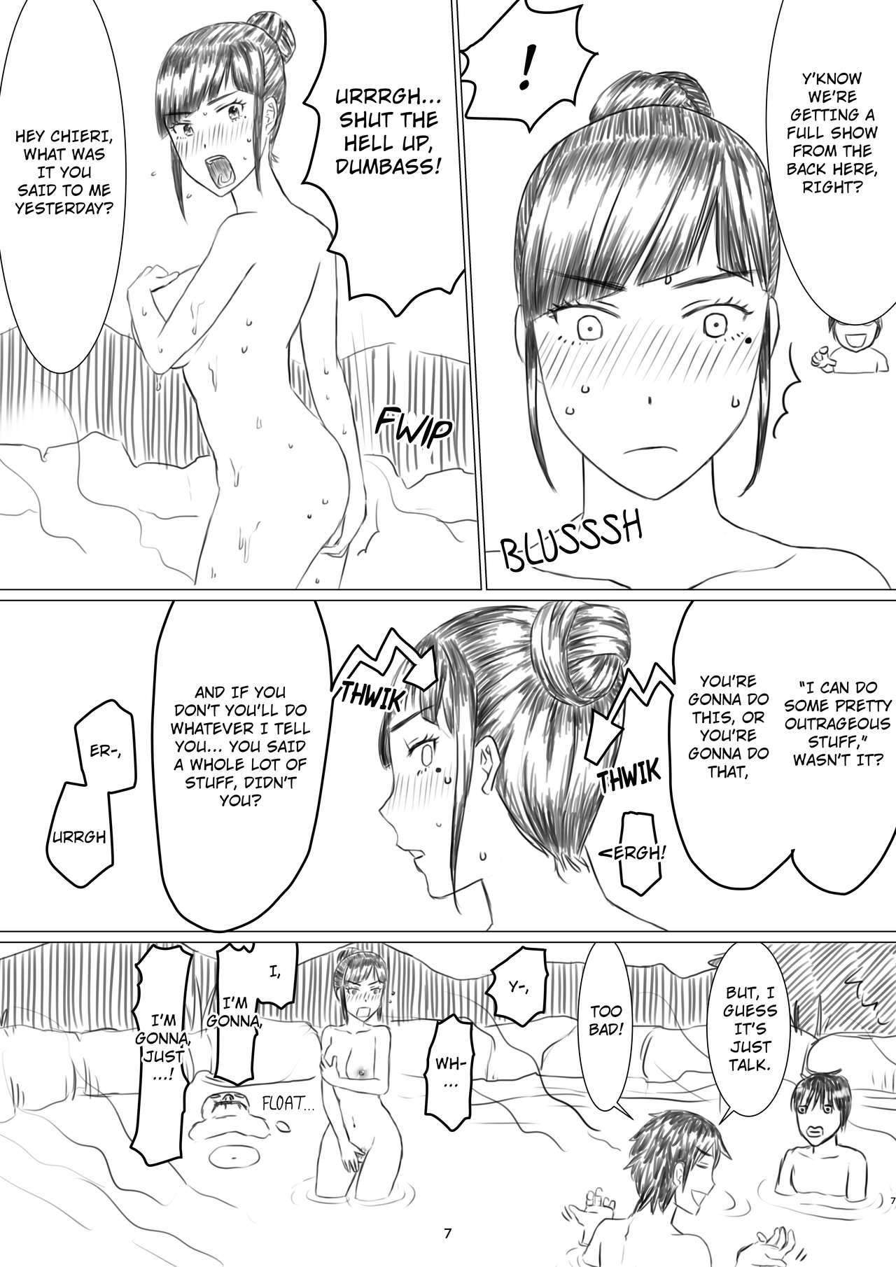 Chieri-san wa Makerarenai! Netorase Konyoku Onsen | Chieri-san Never Gives Up! Mixed Bathing Hot Spring of Cucking page 9 full
