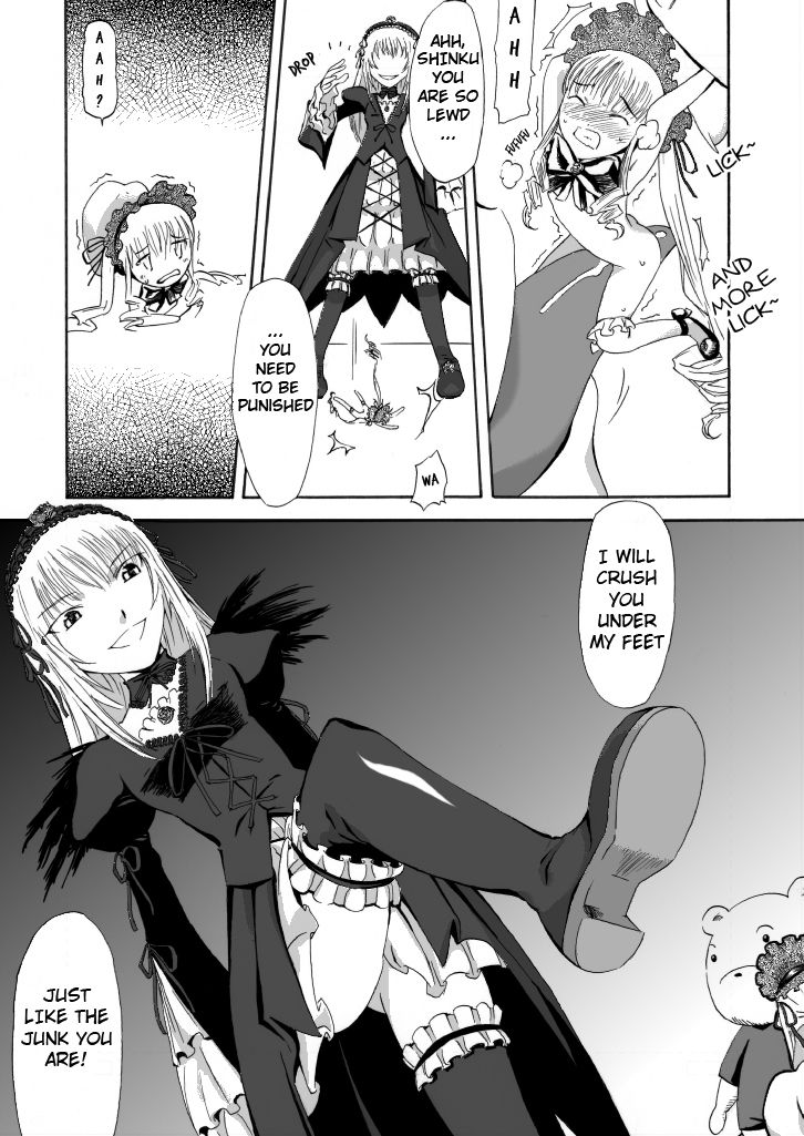 Rozen Maiden - Suigintou Size Fetish Doujin page 5 full