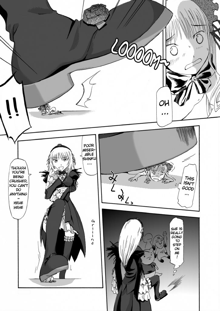 Rozen Maiden - Suigintou Size Fetish Doujin page 6 full