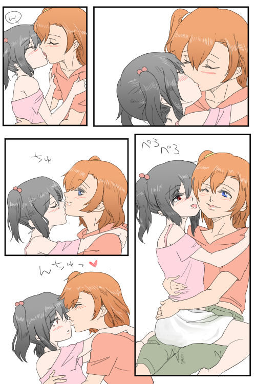 Honoka to Nico-chan ga Love ChuChu shiteru dake no Manga dayo! page 4 full