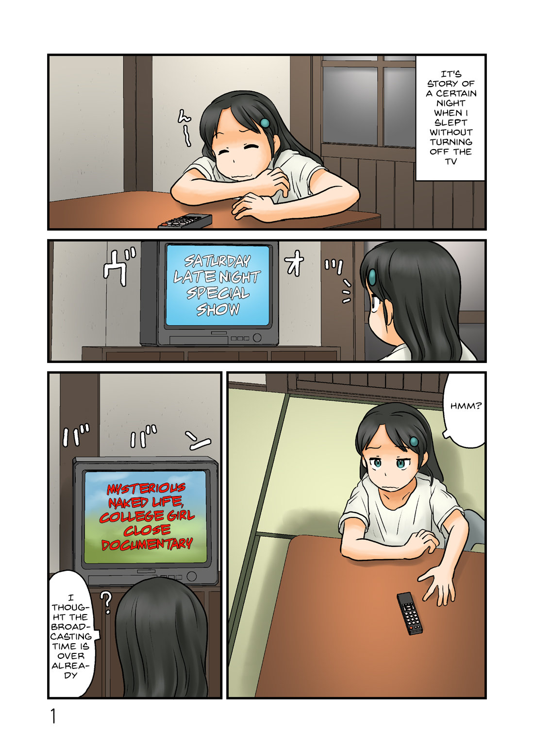 Shinjin-san ga Nazo no Roshutsu Kuukan ni | New Girl in Exhibitionist Space page 2 full