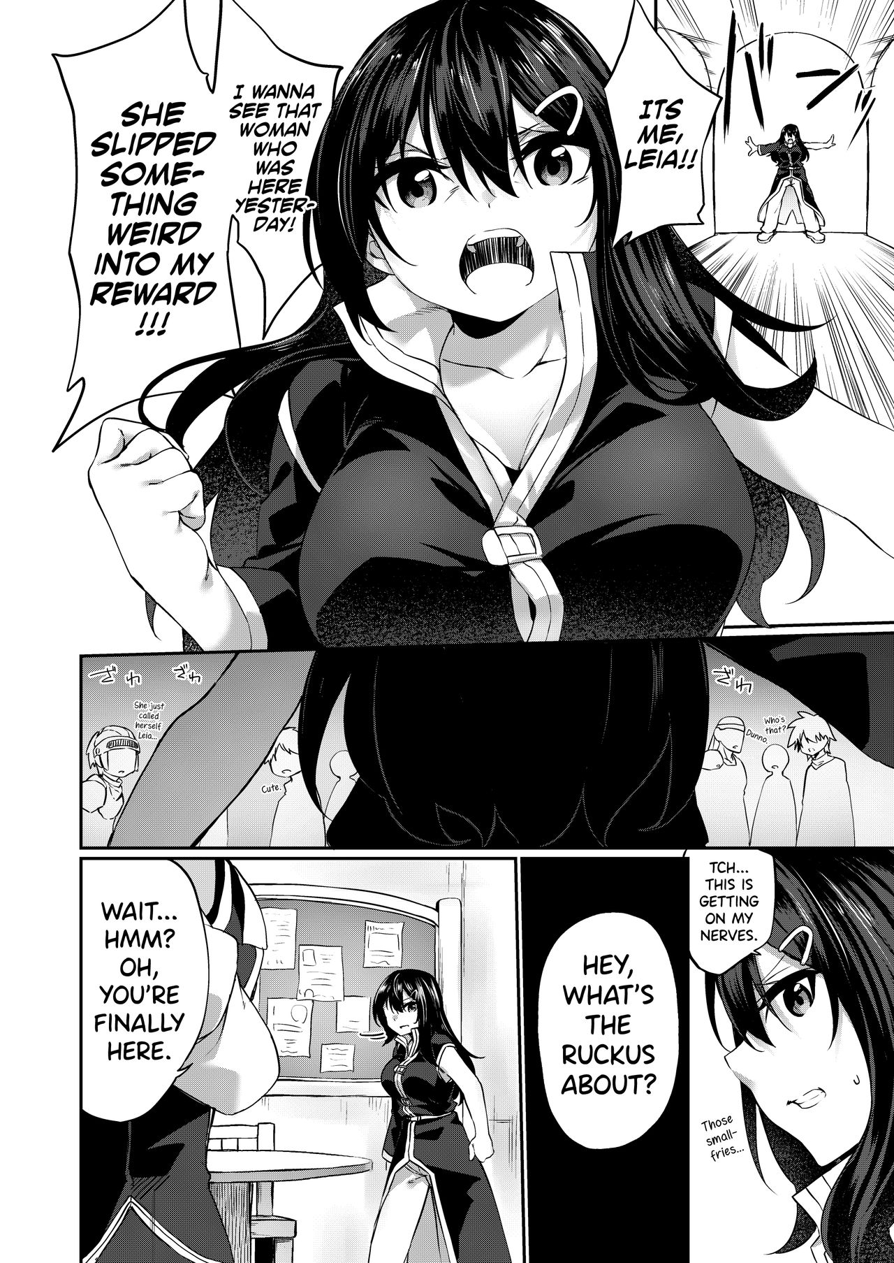 Ranbou Yuusha ga Bouken-sha Gild no Uketsuke jou ni Natte Shiawase ni Naru Hanashi | How a Violent Hero Becomes a Reception Girl in the Adventurers Guild and Finds Happiness page 8 full