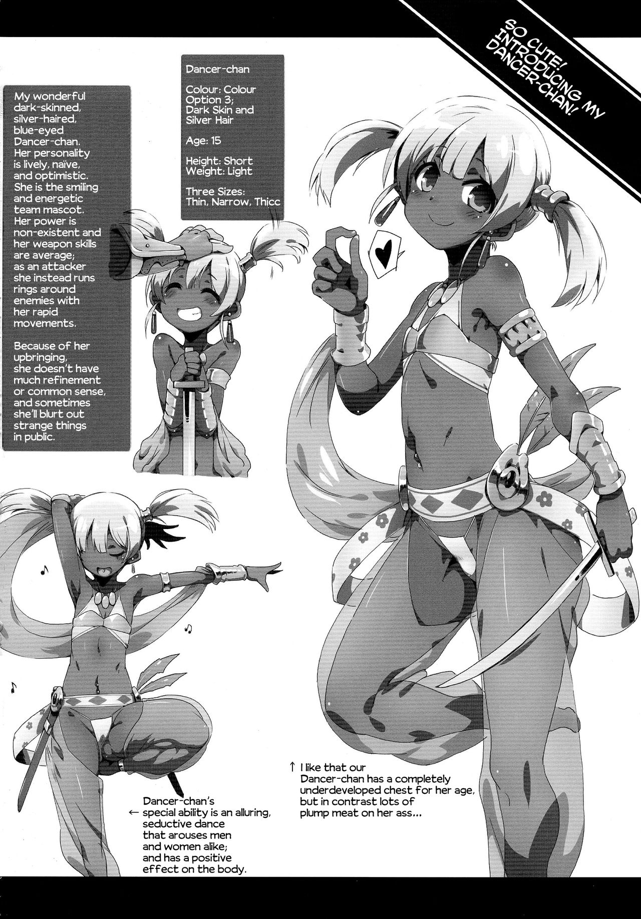 Ore no Kuro Hada Loli Bitch Dancer-chan Kawaii page 4 full