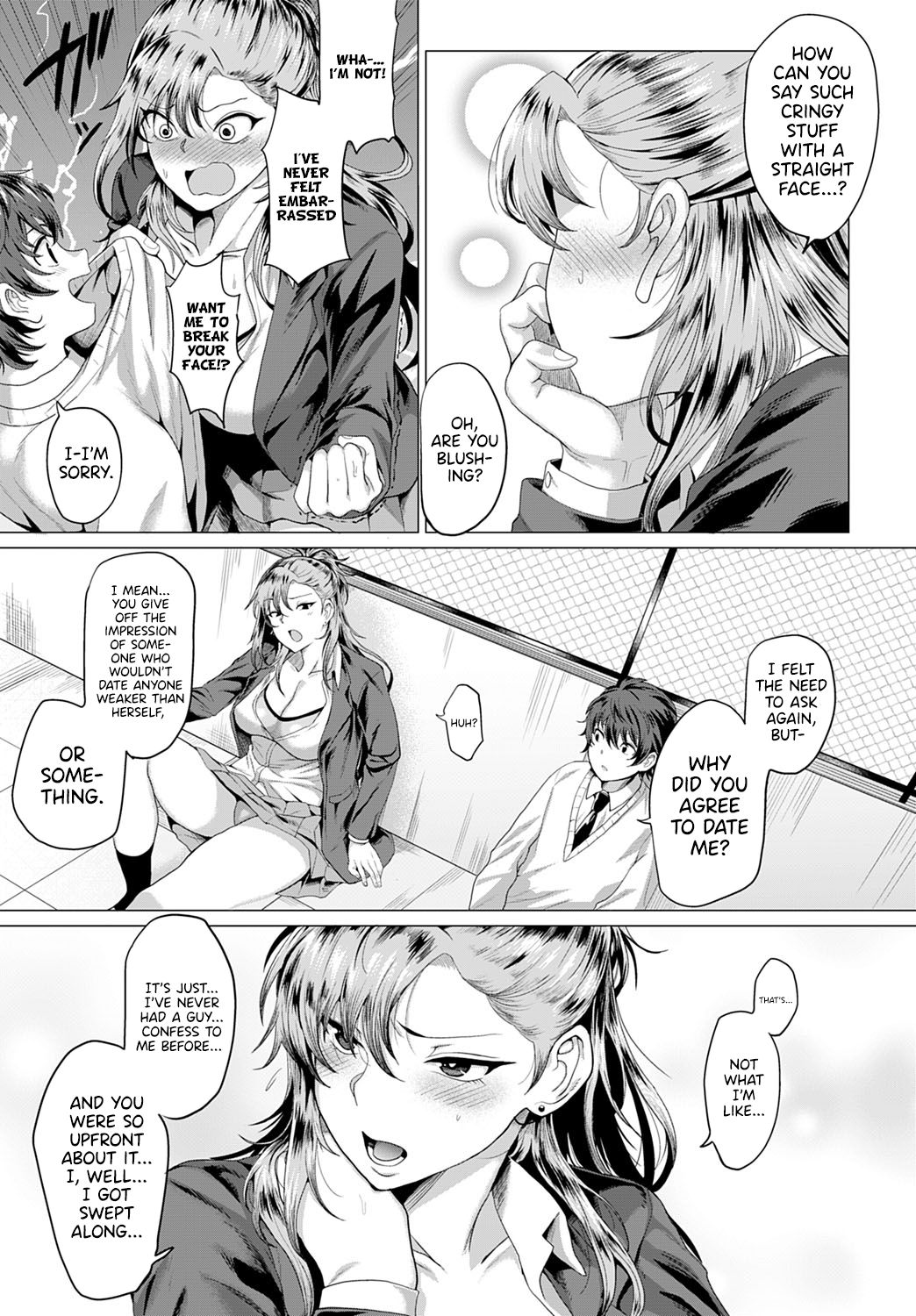 Boku to Furyou to Okujou de | On the Rooftop, with the Delinquent page 3 full