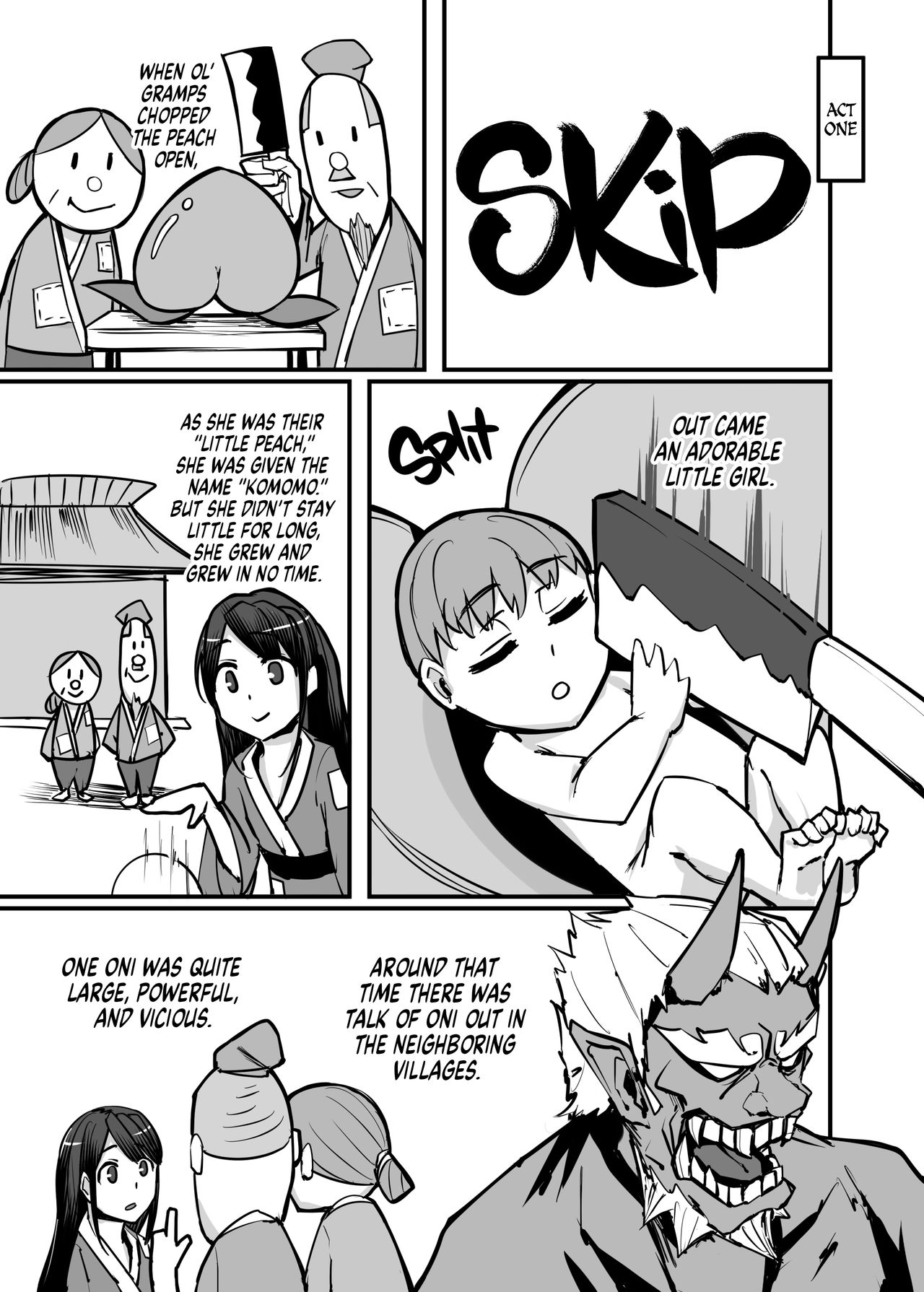 Nihon Mukashi Kuso Hanashi San | The Old Bullshit Japanese Folktales 3 page 3 full