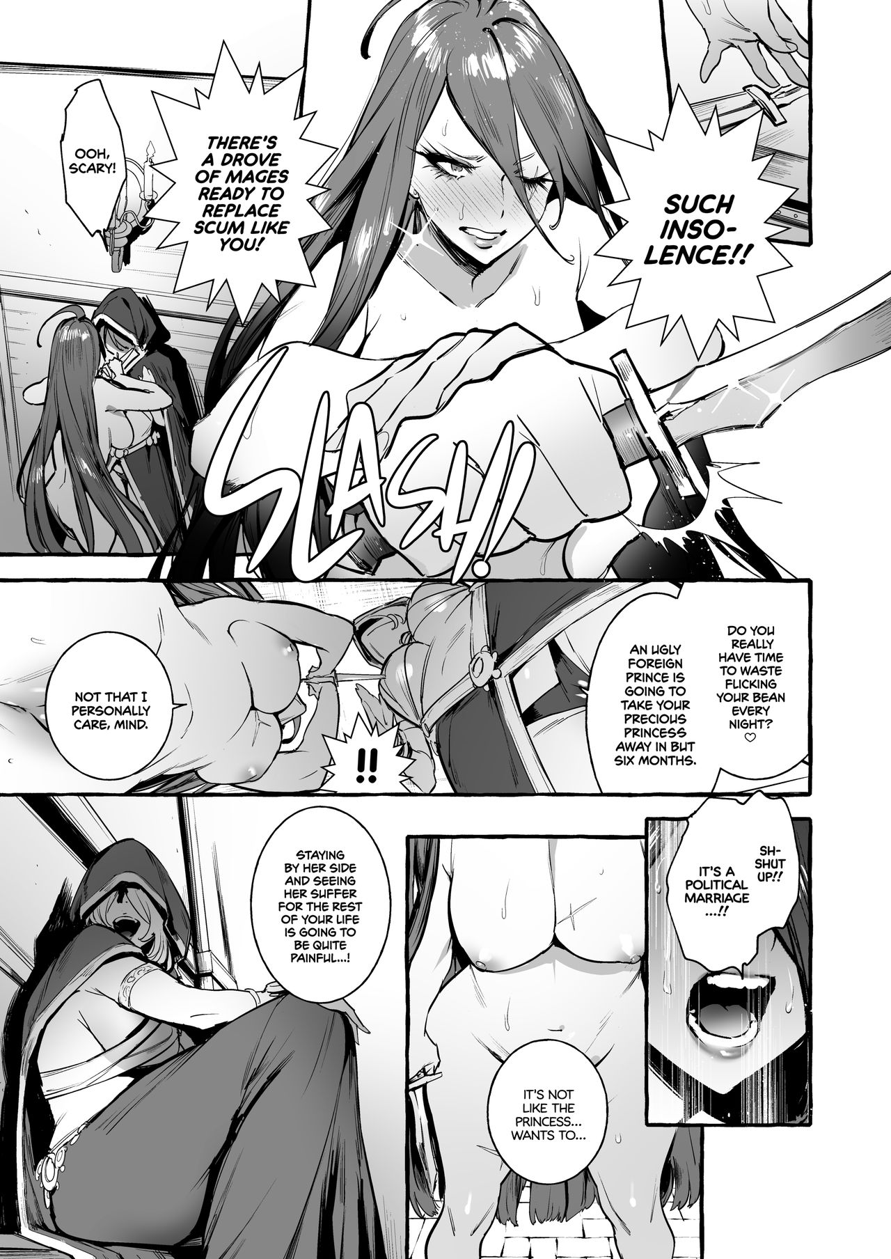 Ochinpo Onna Knight to Shojo Hime | Lady Cock Knight and Her Princess page 6 full