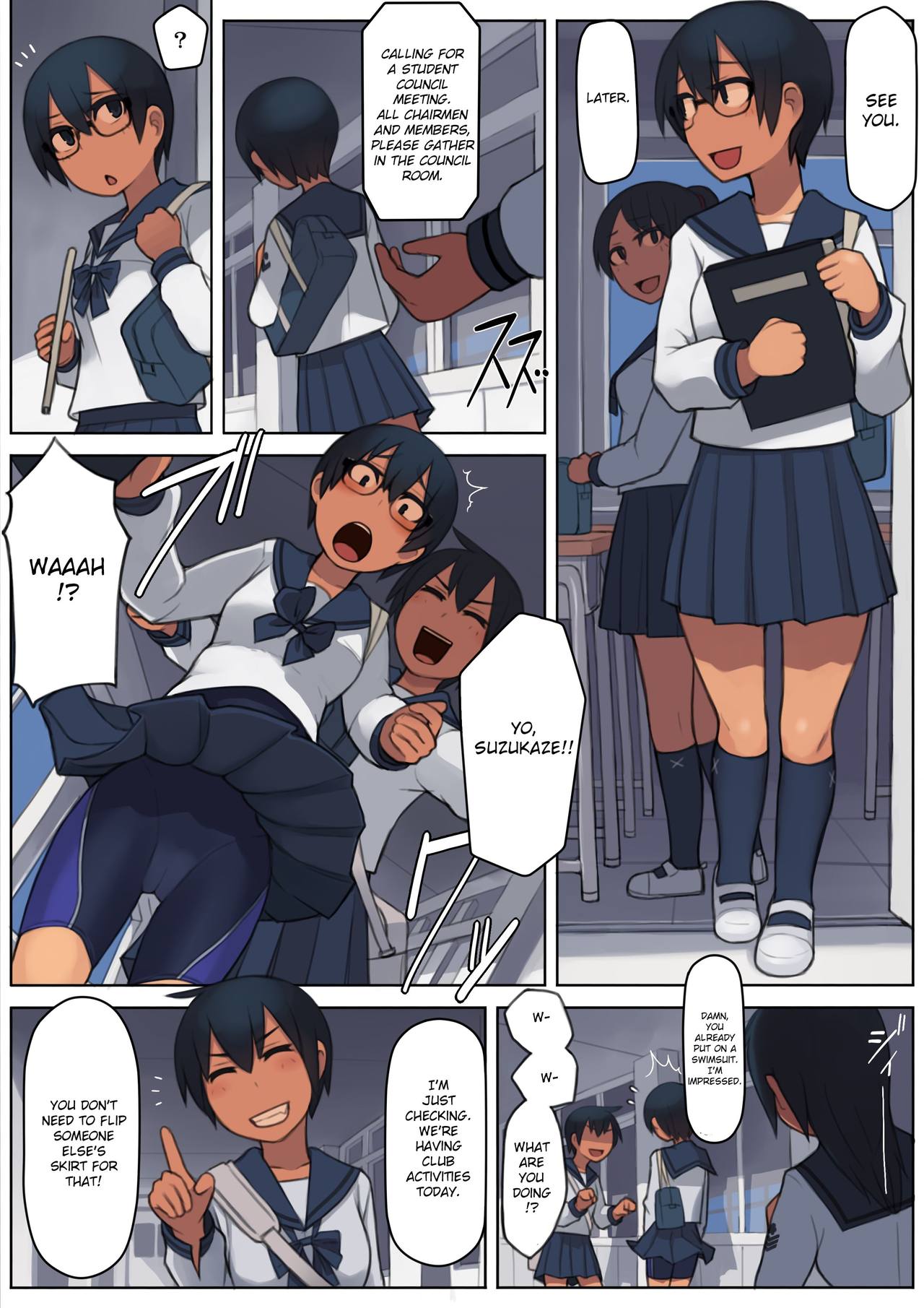 Kuronami-san wa do Hentai Desu | Kuronami-san is a Pervert page 6 full