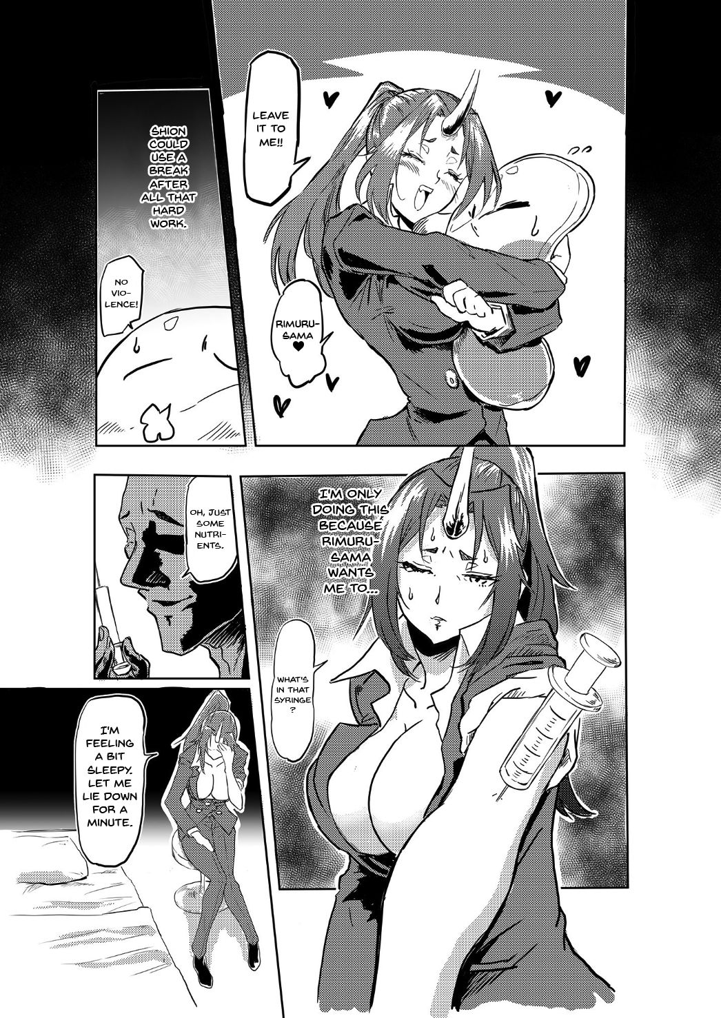 Bijin Kijin Hisho Suikan | Fucking A Beautiful Sleeping Oni Secretary page 4 full