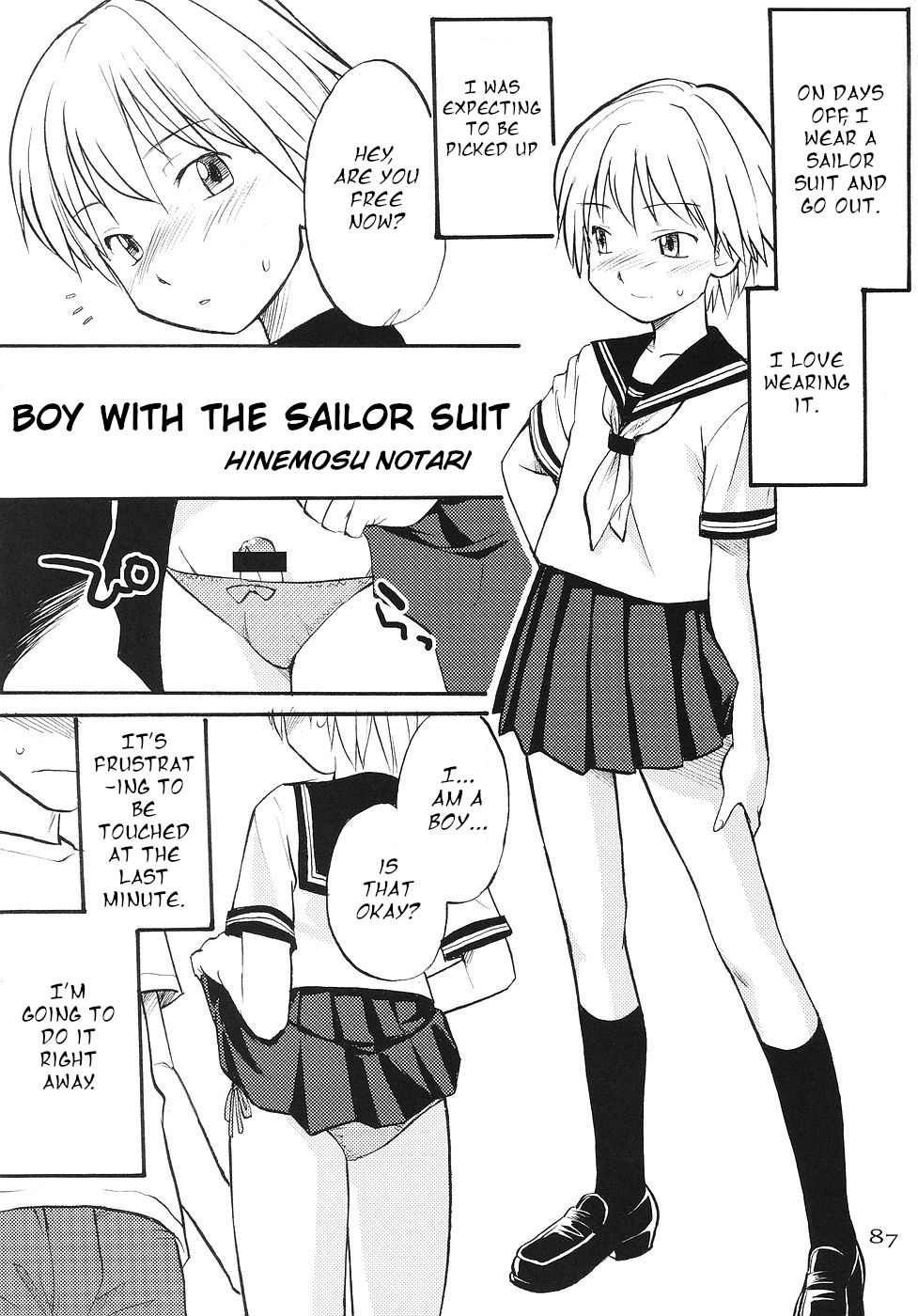 Sailor Fuku to Otokonoko | Boy with the Sailor Suit page 1 full