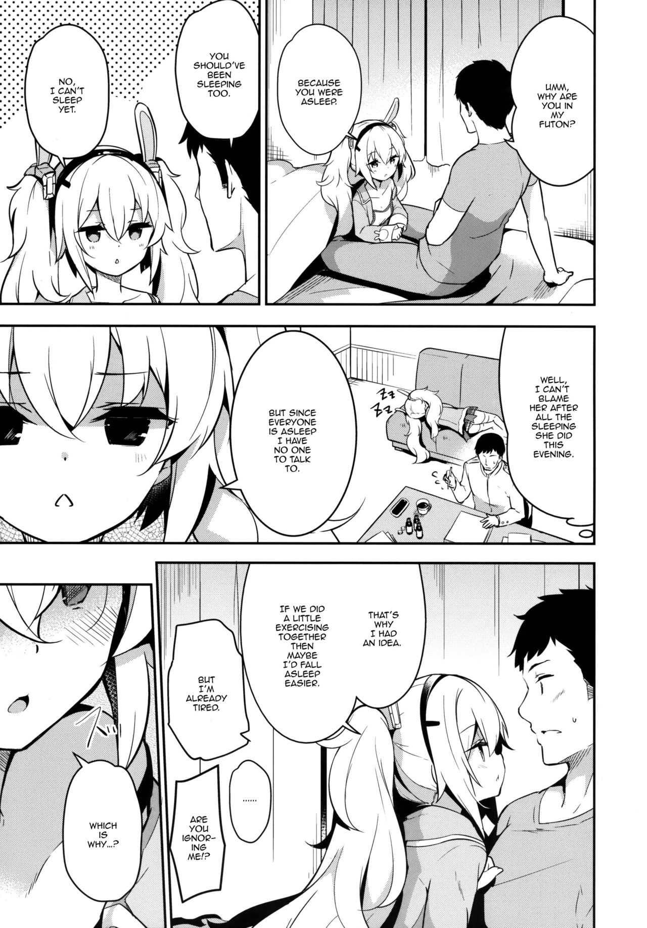 Nemurenu Laffey no Shitsukekata | Insomniac Laffey's Training Method page 6 full
