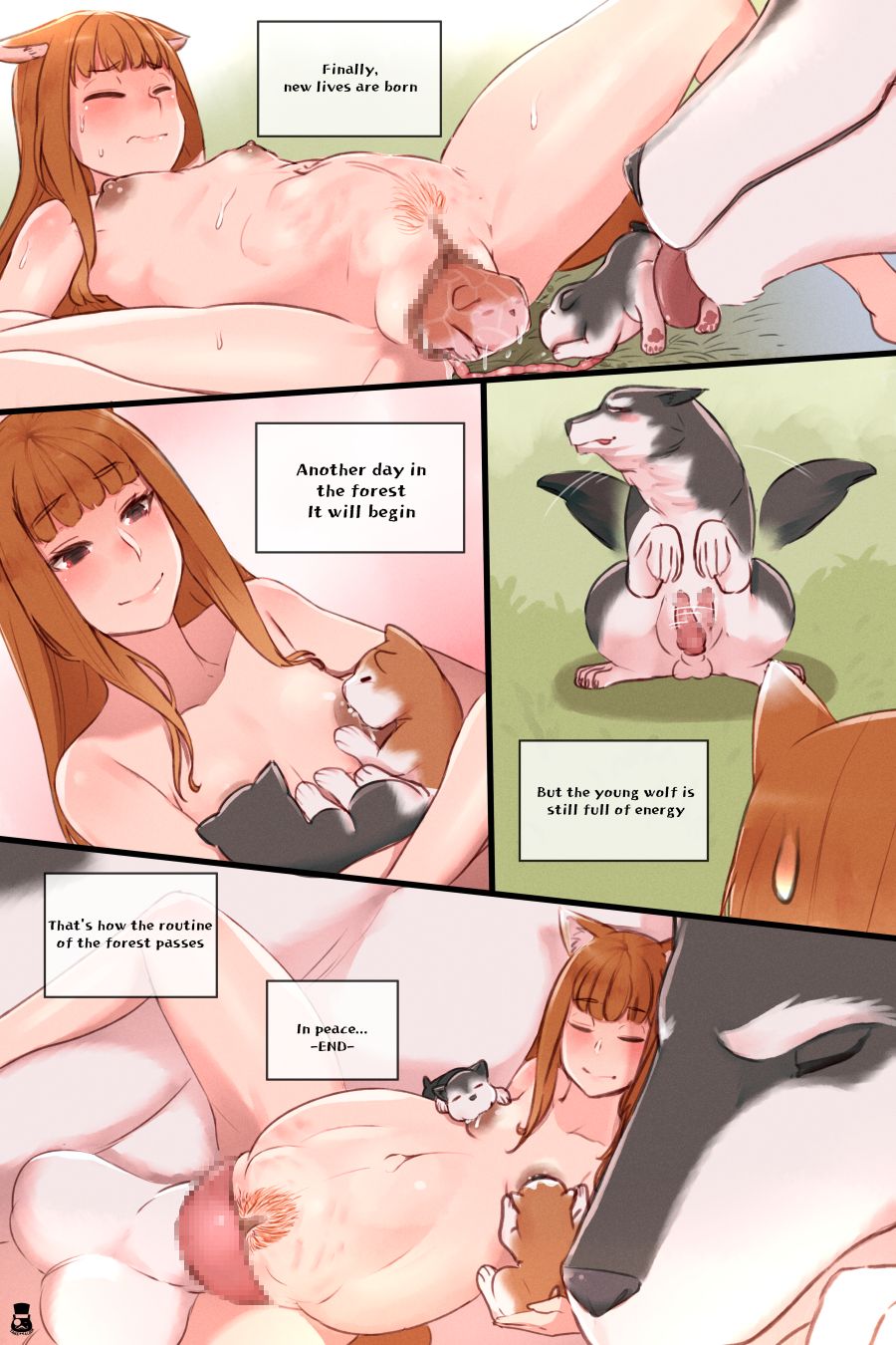 Color of Forest and Wolf page 5 full