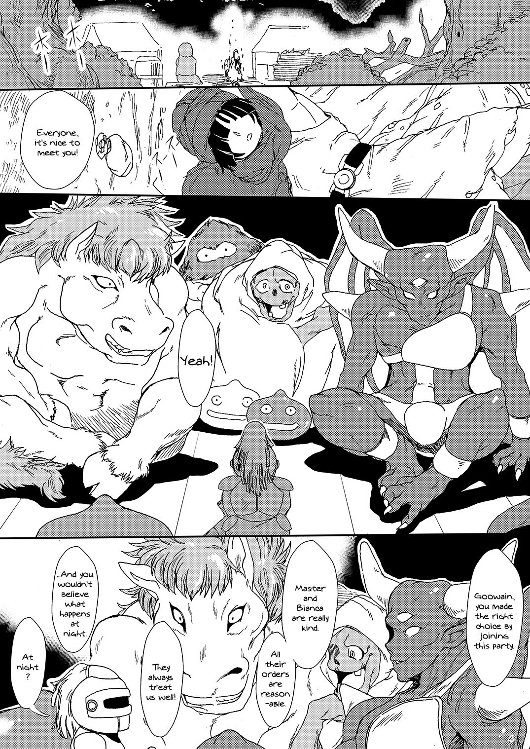 Inran na Hanayome Shinya no Basha de Ishukan | The Lewd Bride - Midnight Interspecies Sex in the Caravan page 3 full