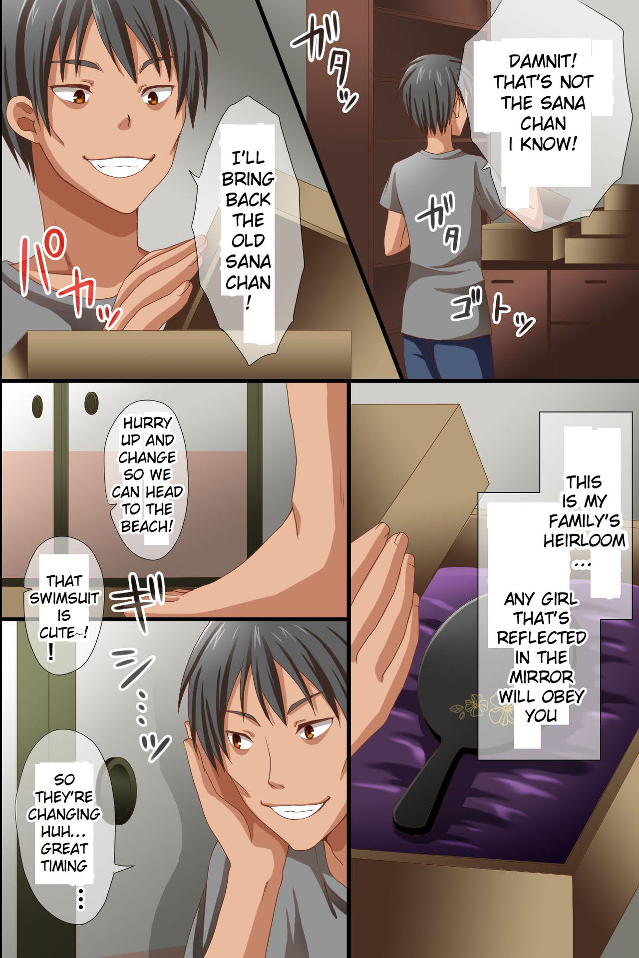 Namaiki na Meikko-tachi ga Asobi ni Kita node Mahou no Kagami de Juujun ni Shite Kawaii Boku Senyou Dorei ni Shita page 6 full