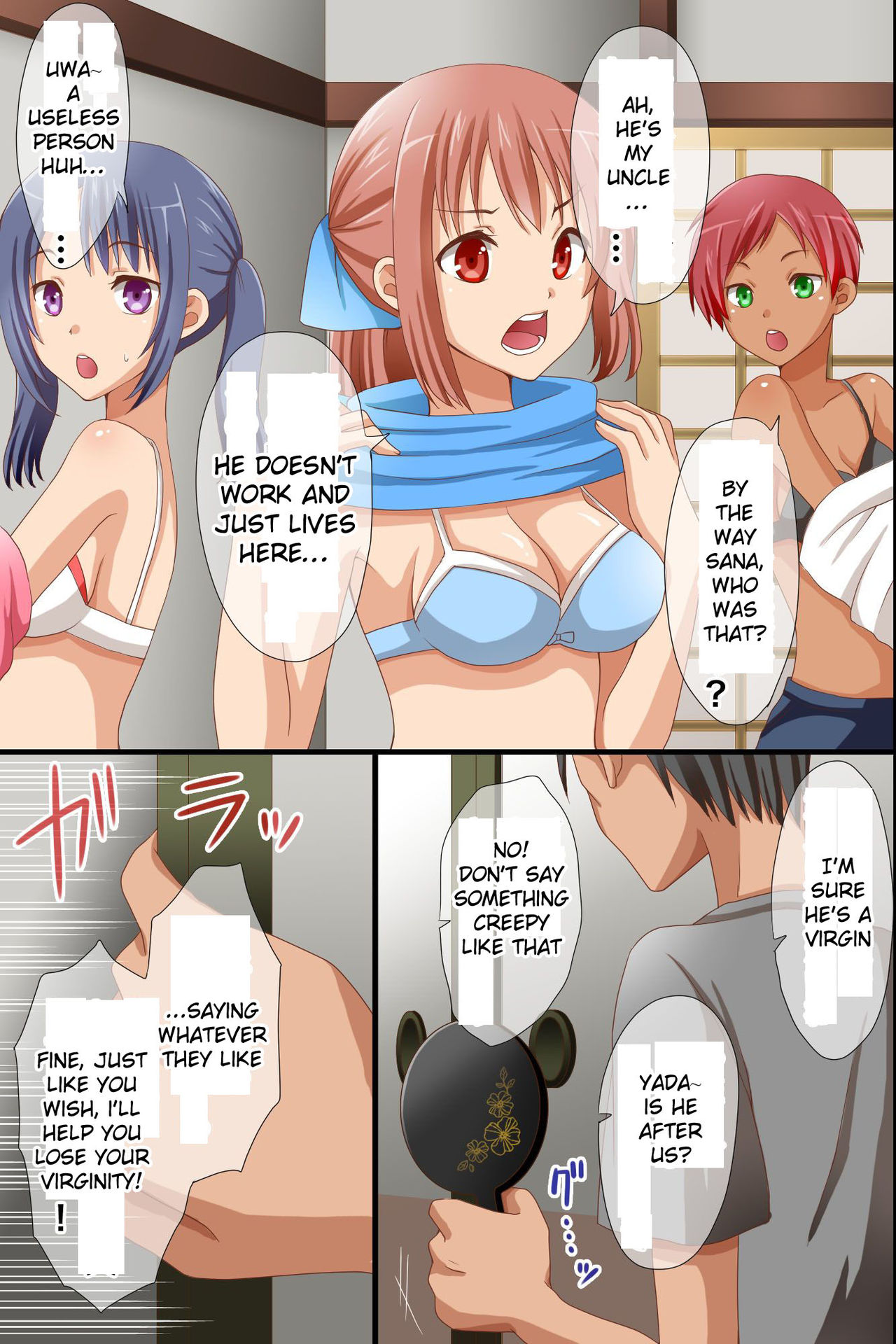 Namaiki na Meikko-tachi ga Asobi ni Kita node Mahou no Kagami de Juujun ni Shite Kawaii Boku Senyou Dorei ni Shita page 7 full