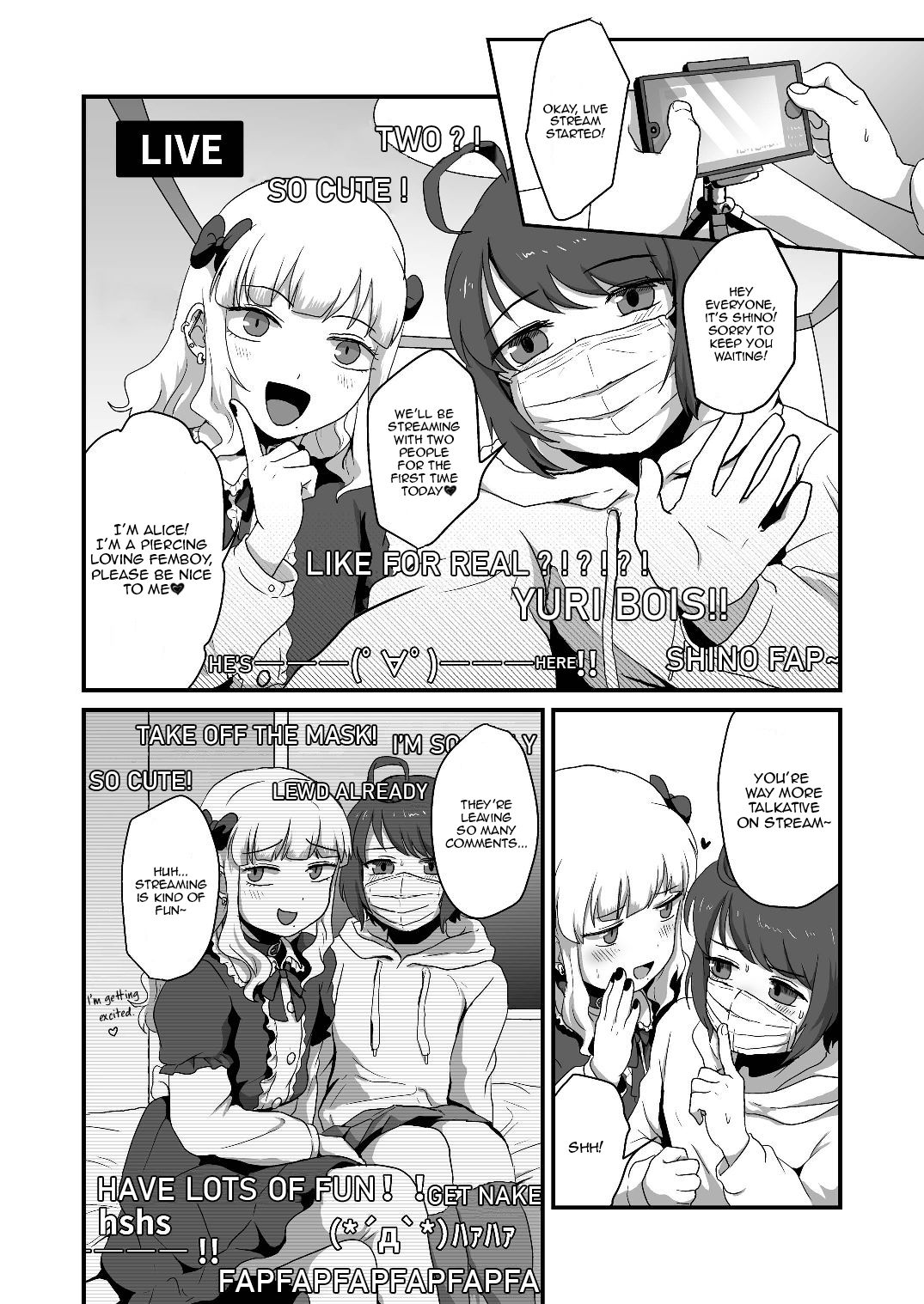 Hentai na Bokura no OffPako Haishin Mite page 10 full