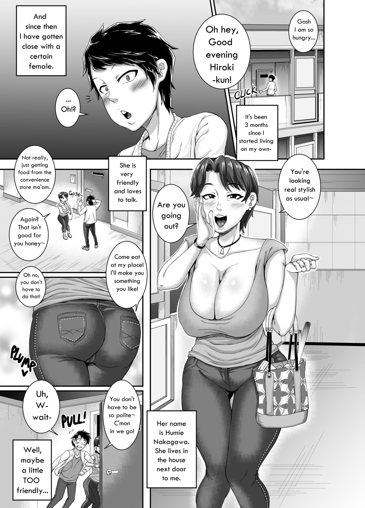Kinjo no Yuuwaku | Seduction from Next Door page 1 full