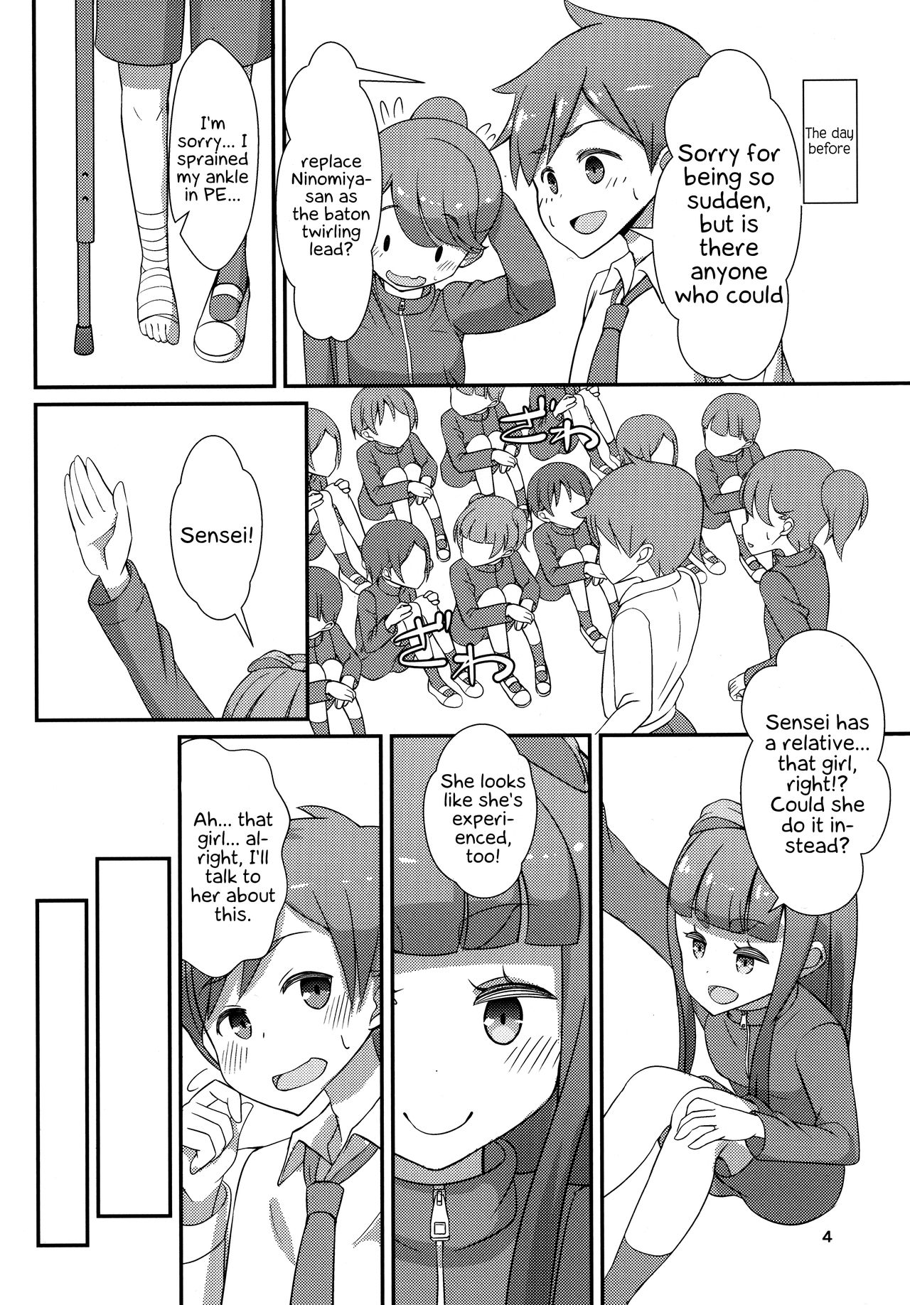 Sensei! Marching Band de "Jojisou" Shitemite! | Sensei! Try dressing up like a little girl in a Marching Band! page 5 full