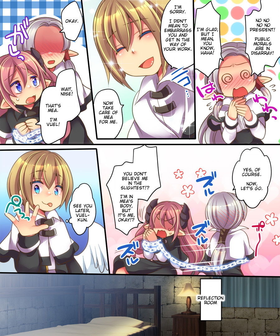 Soshite Tenshi-kun to Succubus-chan wa Irekawaru | Angel-kun and Succubus-chan are Swapped page 5 full