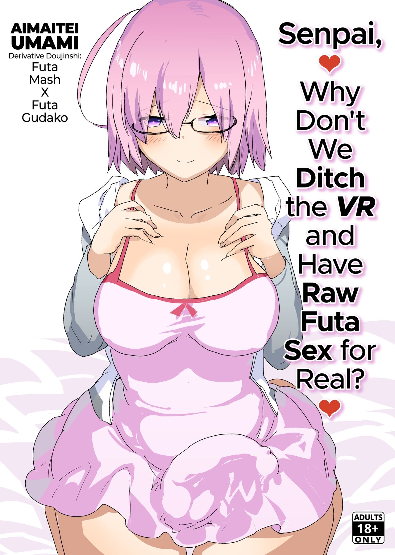 Senpai, VR yori Motto Kimochi Ii Futanari Nama Ecchi Shimasen ka? | Senpai, Why Don't We Ditch the VR and Have Raw Futa Sex for Real? page 1 full