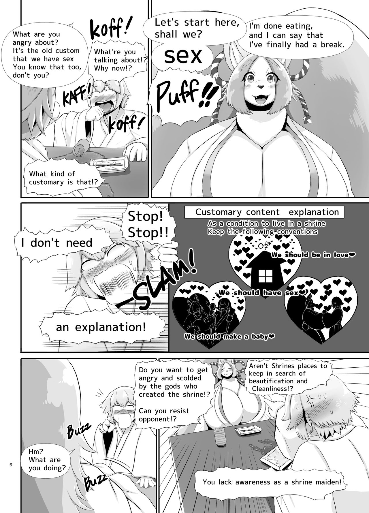 Deka Bakunyuu Chihuahua Miko Deai Hen | Huge breasts Chihuahua shrine maiden Episode to meet for the first time page 6 full