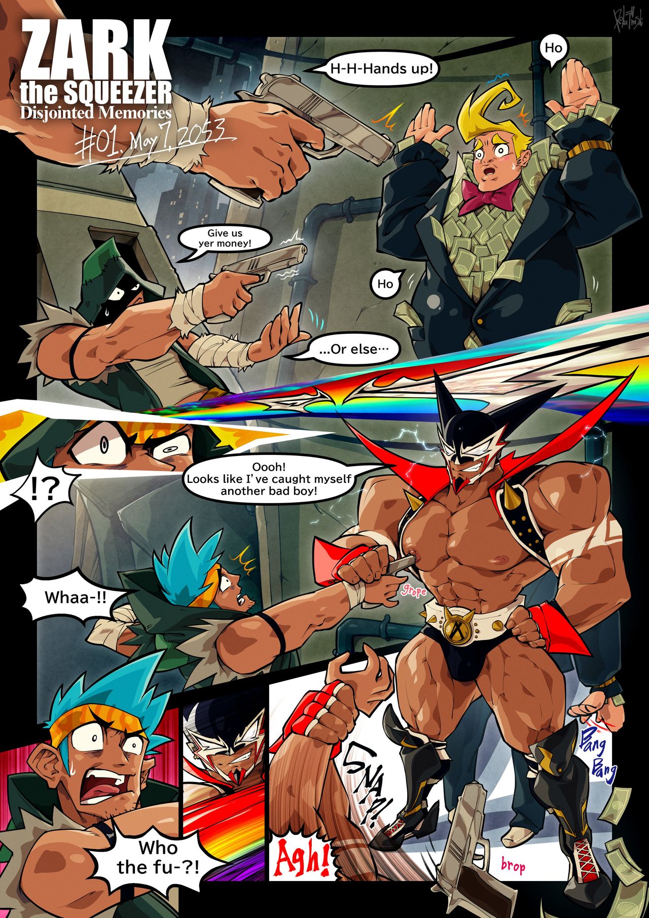 Zark the Squeezer: Disjointed Memories page 1 full