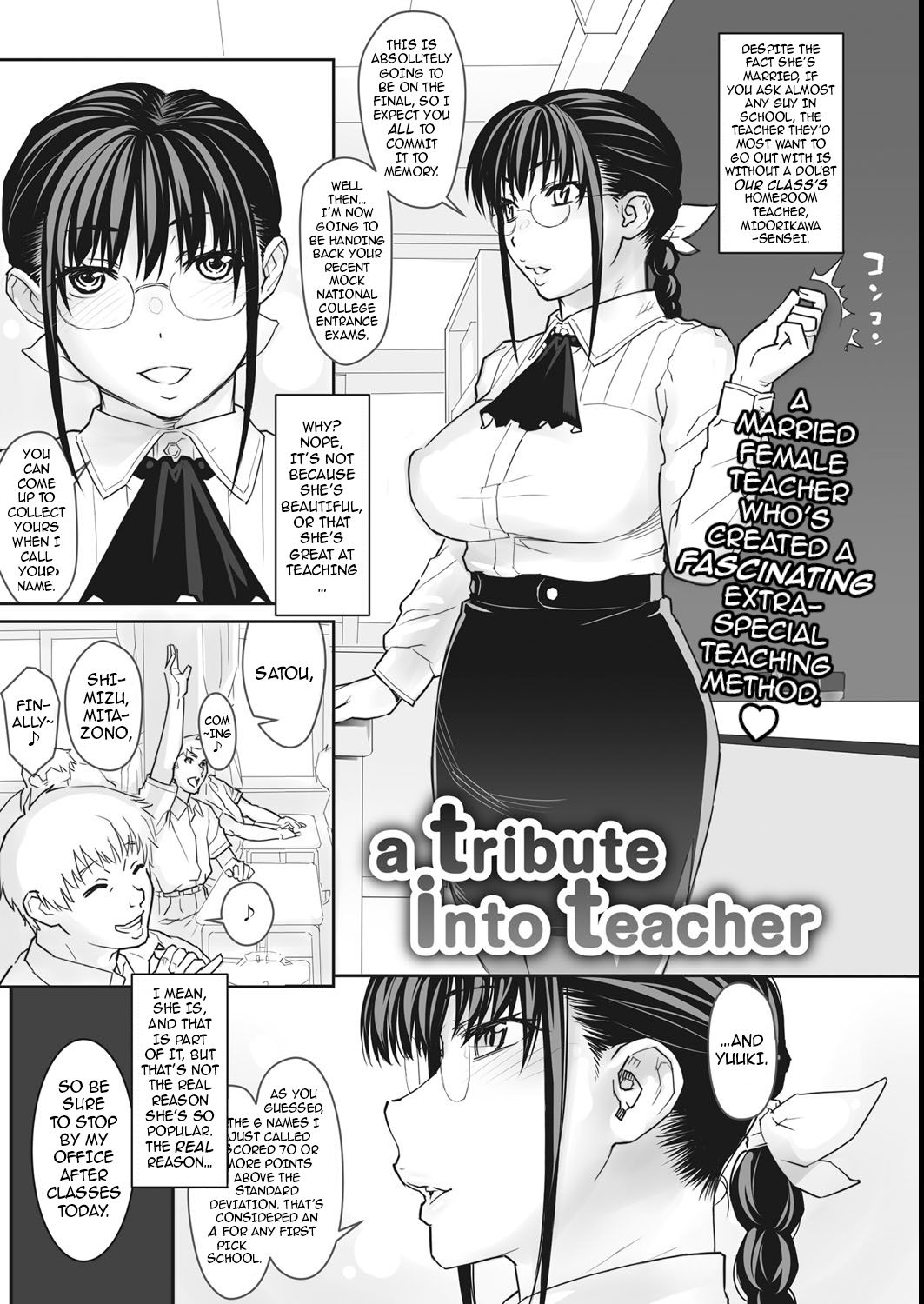 a tribute into teacher page 1 full