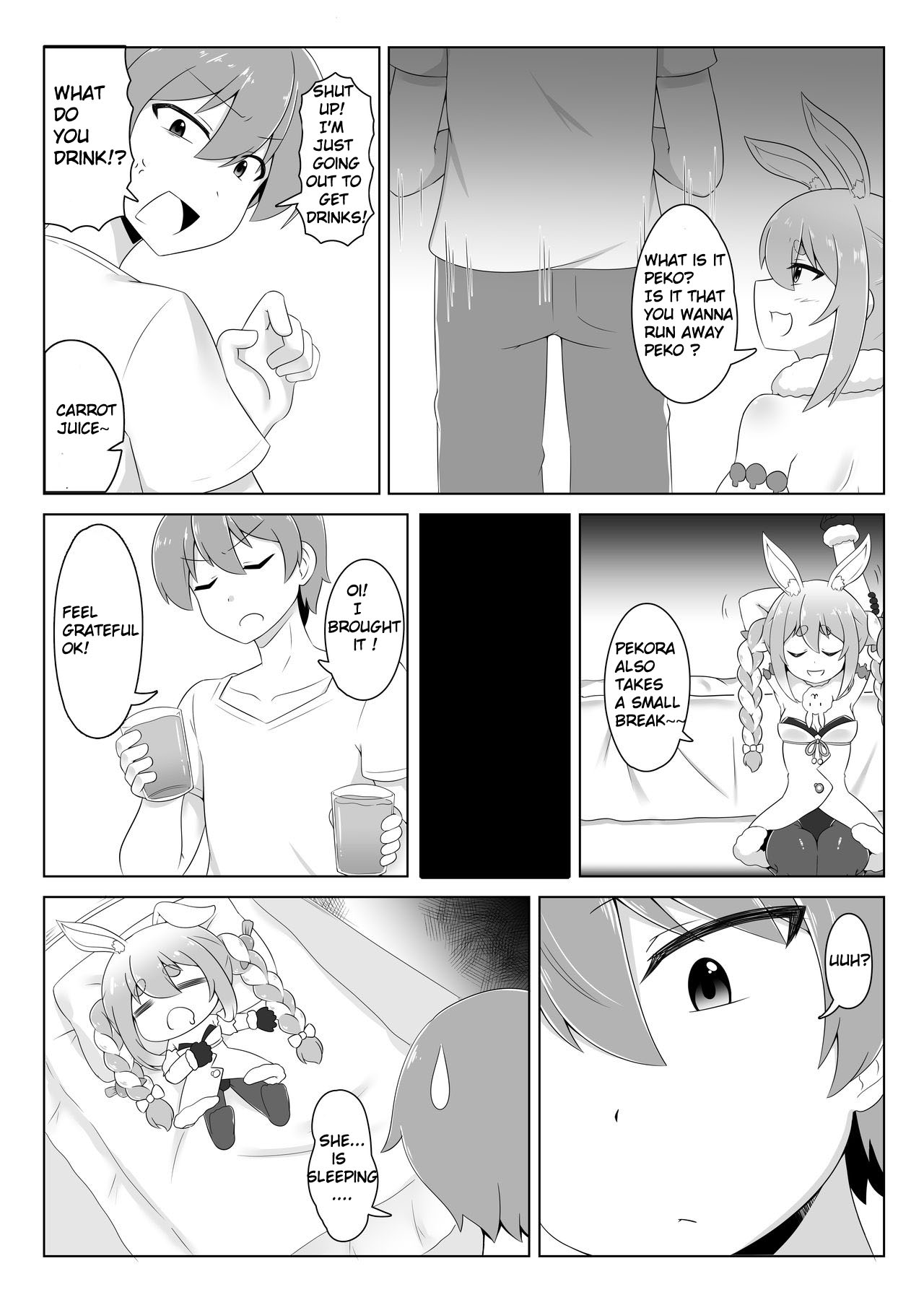 Kyuukeishitsu no Peko! | PEKO OF THE COMFORT ROOM! page 5 full