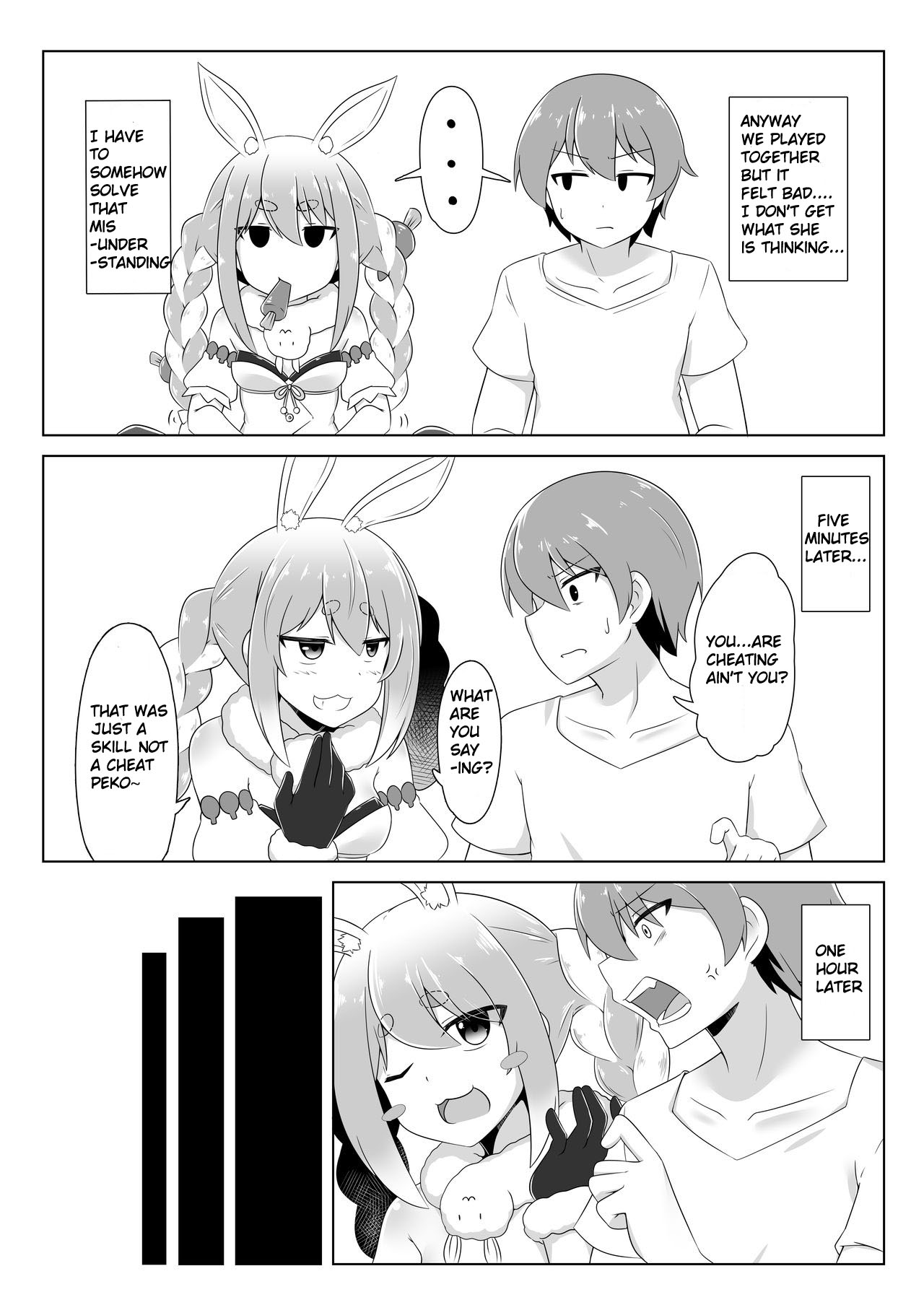 Kyuukeishitsu no Peko! | PEKO OF THE COMFORT ROOM! page 9 full