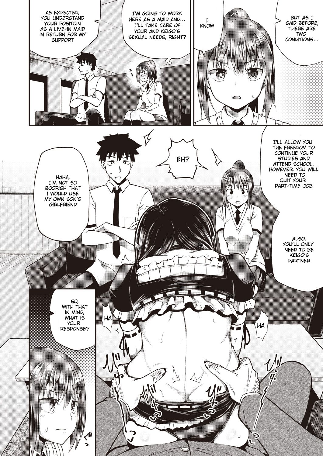 Osananajimi wa Ore no Senzoku Okuchi Maid | My Childhood Friend is my Personal Mouth Maid Chapter 1 page 6 full