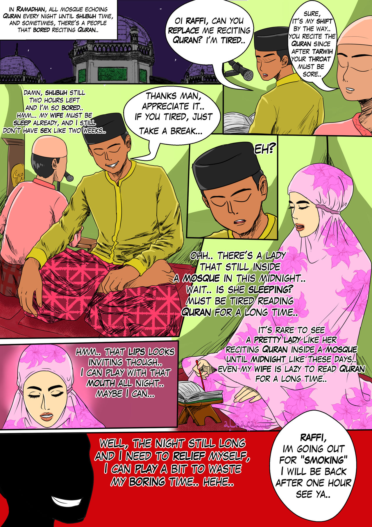 Mosque Rape page 1 full