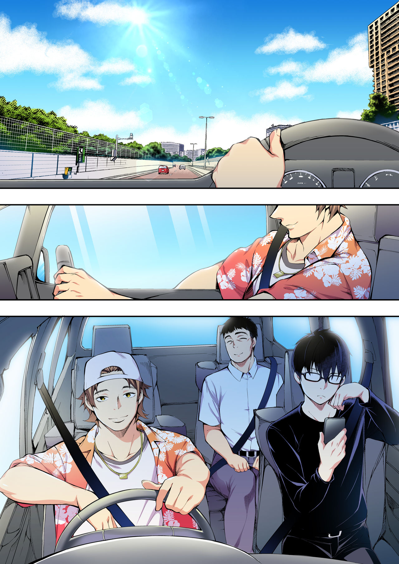 Panpan Travelers Hakata Shuudan Rape Ryokou Full Color page 2 full