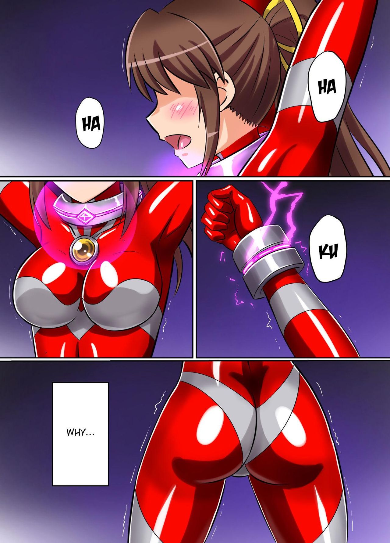 Ultimate Rena Ch. 4 Uchuujin no Wana! Fukanzen Henshin! page 2 full