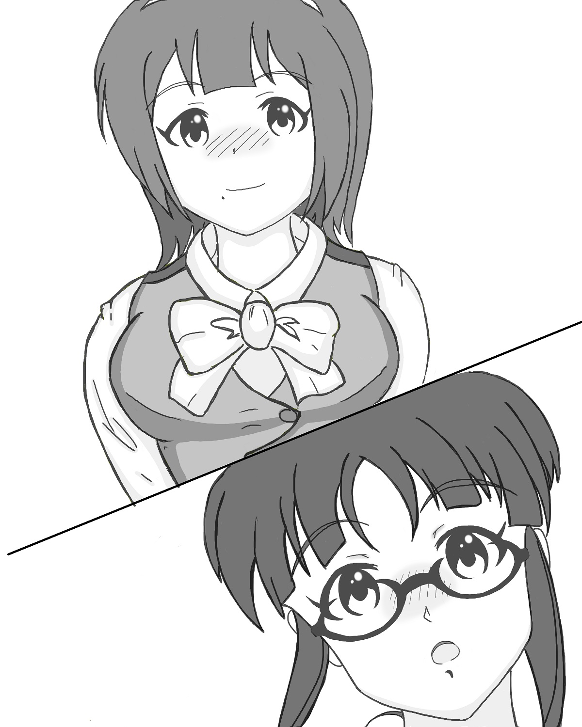 Kotori to Ritsuko to Shokufun to page 1 full