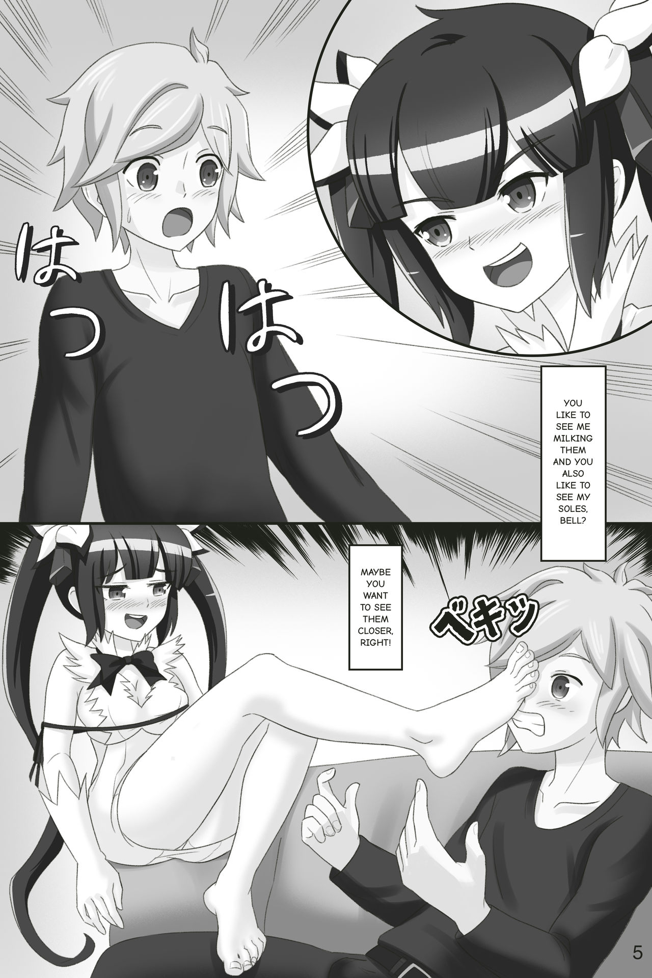 Danashimachi | Is Wrong to Pick Feet From Girls In a Dungeon page 6 full