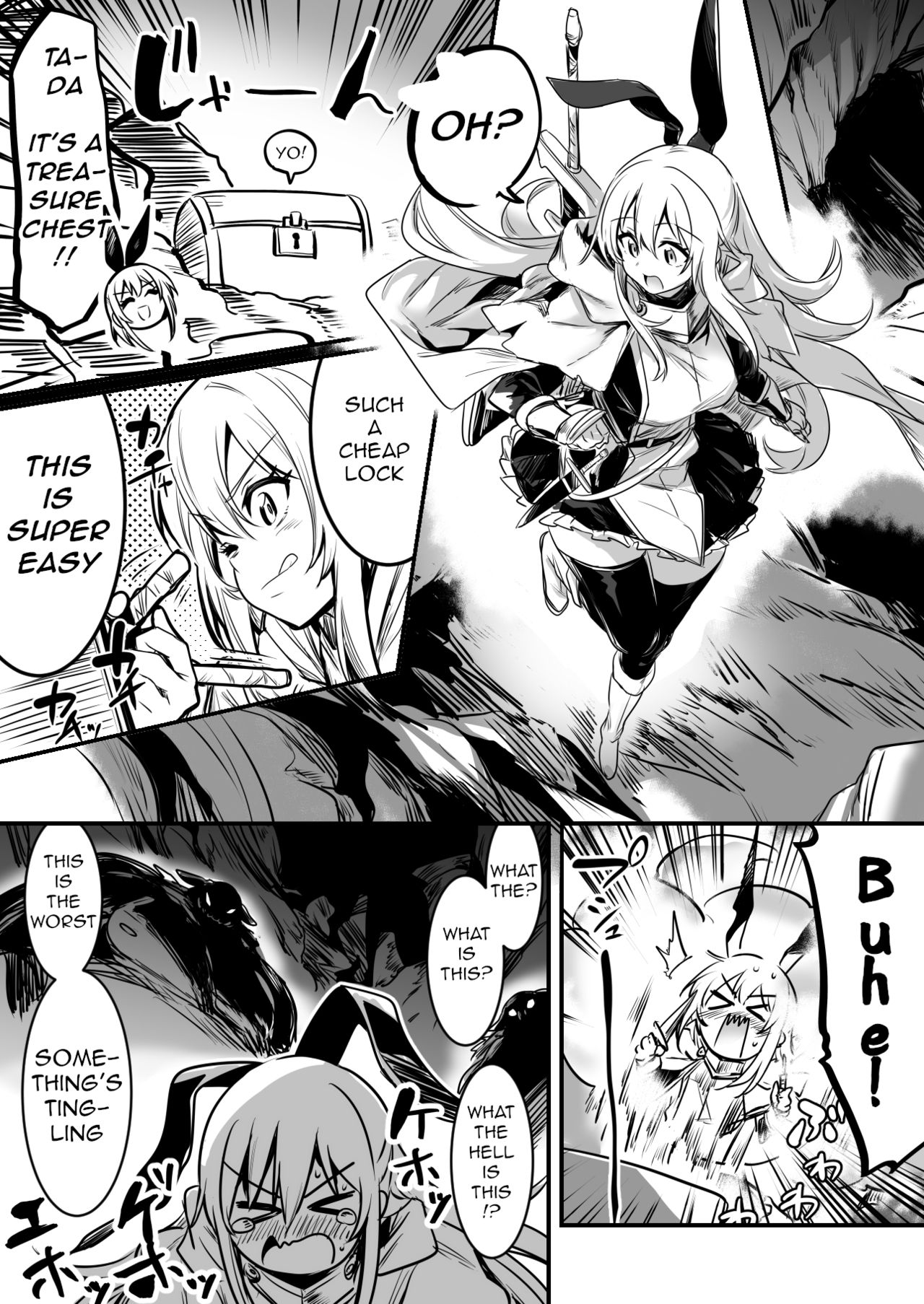 Boukensha-chan ga Trap de Toraerarete Omochikaeri sareta Yatsu | Adventurer-chan Gets Caught in a Trap and is Taken Away page 1 full