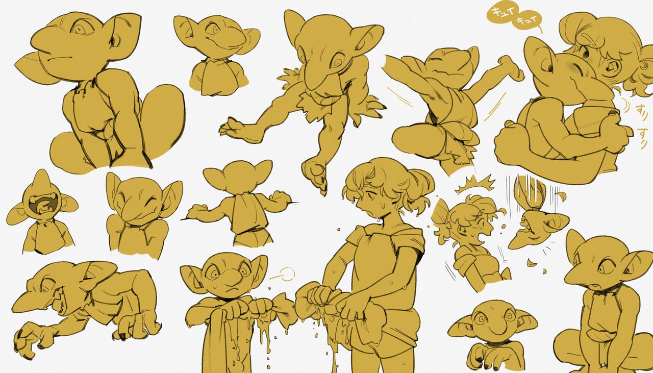 Different language futanari ♀ x goblin ♂ page 4 full