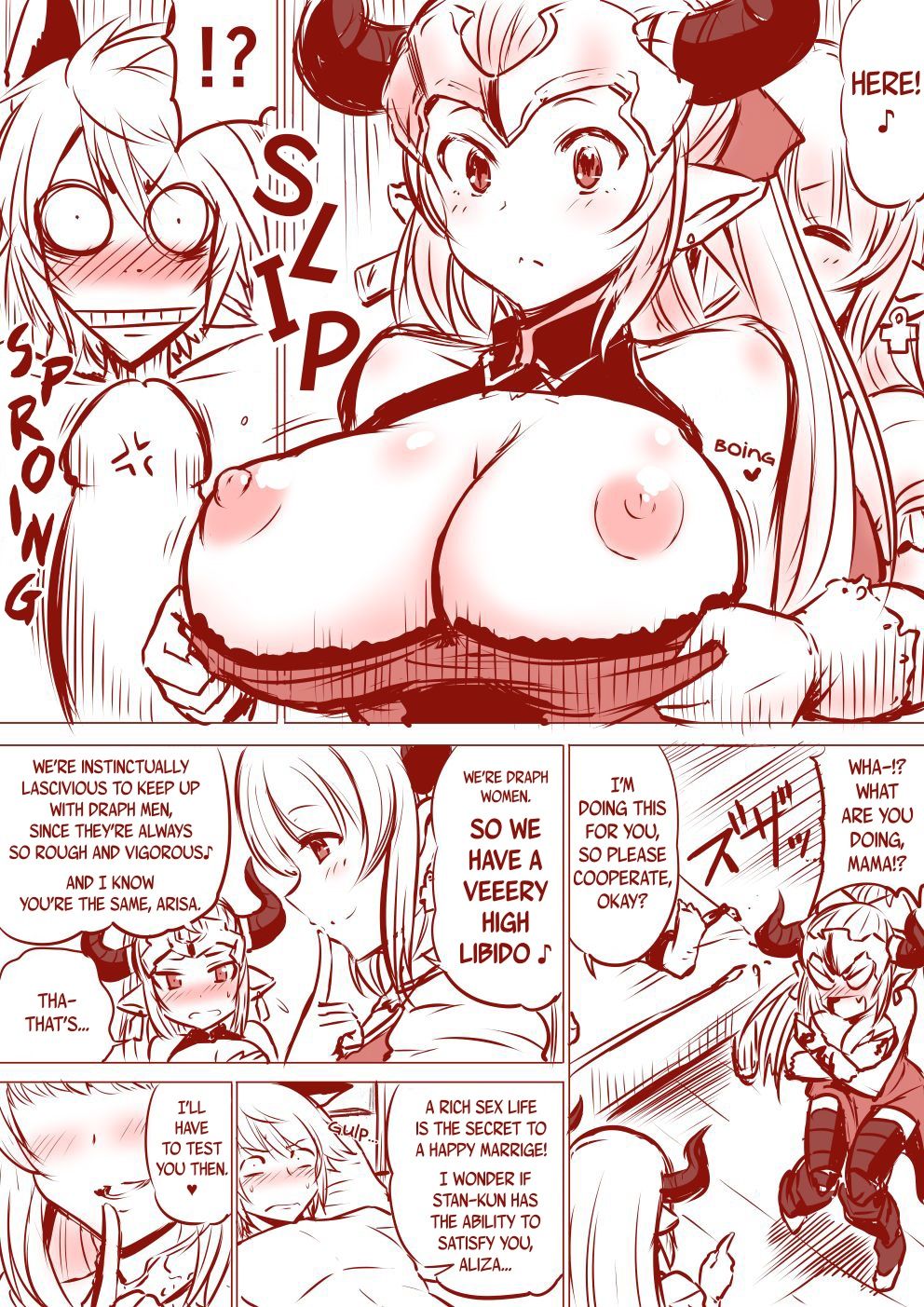 Alicia-san to Aliza-chan no Stan-kun Sakusei Manga | A Manga Where Alicia and Aliza Milks Stan page 3 full