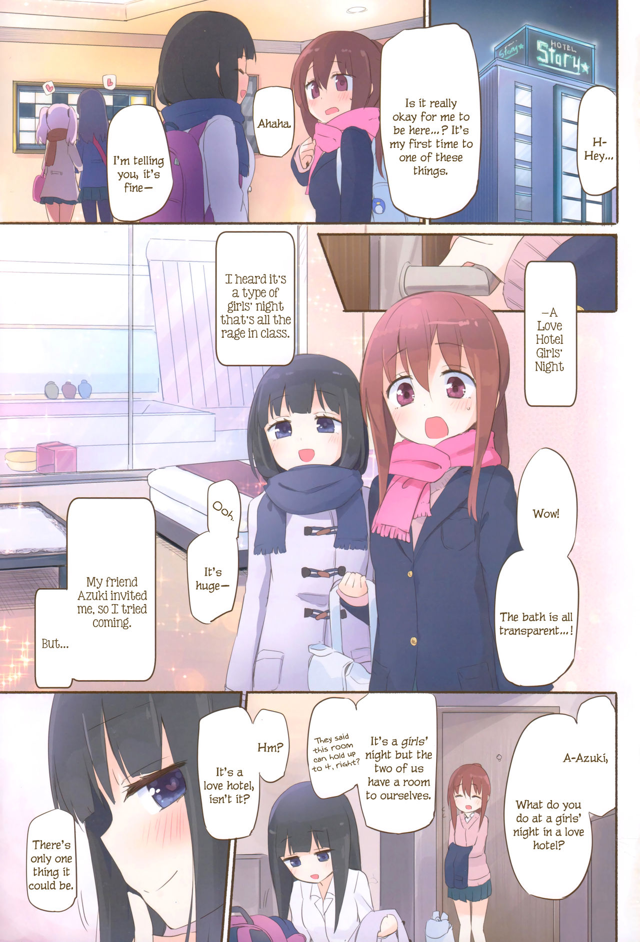 Watashi ga Soap Shite Ageru -Full Color Yuri Soap Hon- | I'll Soap You Up -Full Color Yuri Soap Book- page 2 full