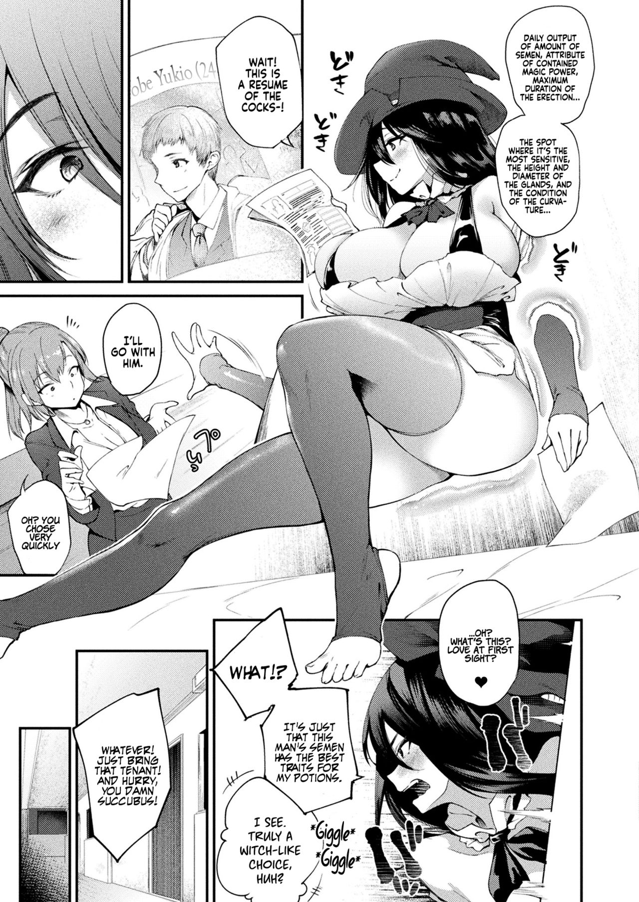 Kabeana Tsuki Juukyo e Youkoso 301-goushitsu Majo Serina no Baai 1-2 | Welcome to the Residence with a Glory Hole. Room 301 Witch Celina’s Case 1-2 page 3 full