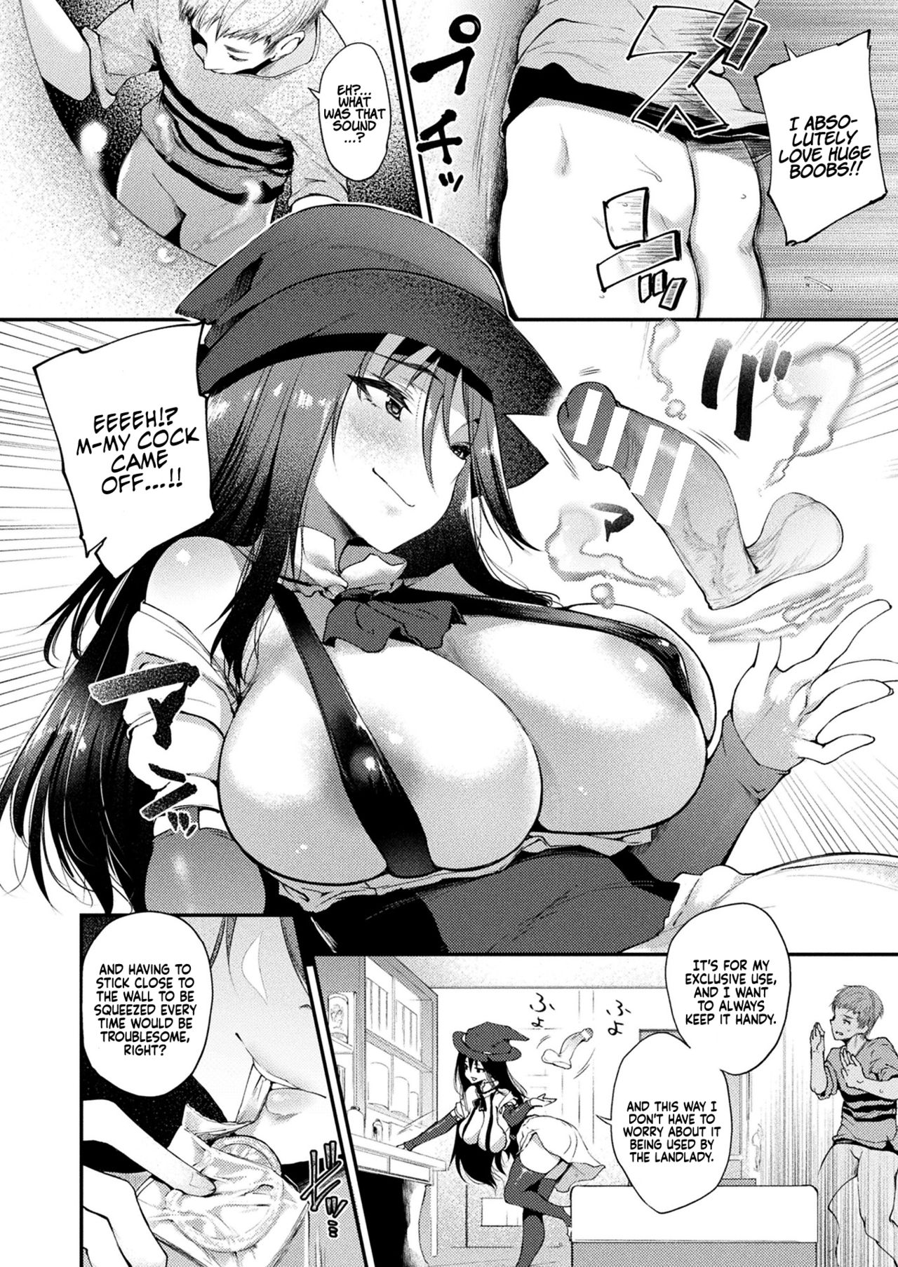 Kabeana Tsuki Juukyo e Youkoso 301-goushitsu Majo Serina no Baai 1-2 | Welcome to the Residence with a Glory Hole. Room 301 Witch Celina’s Case 1-2 page 8 full