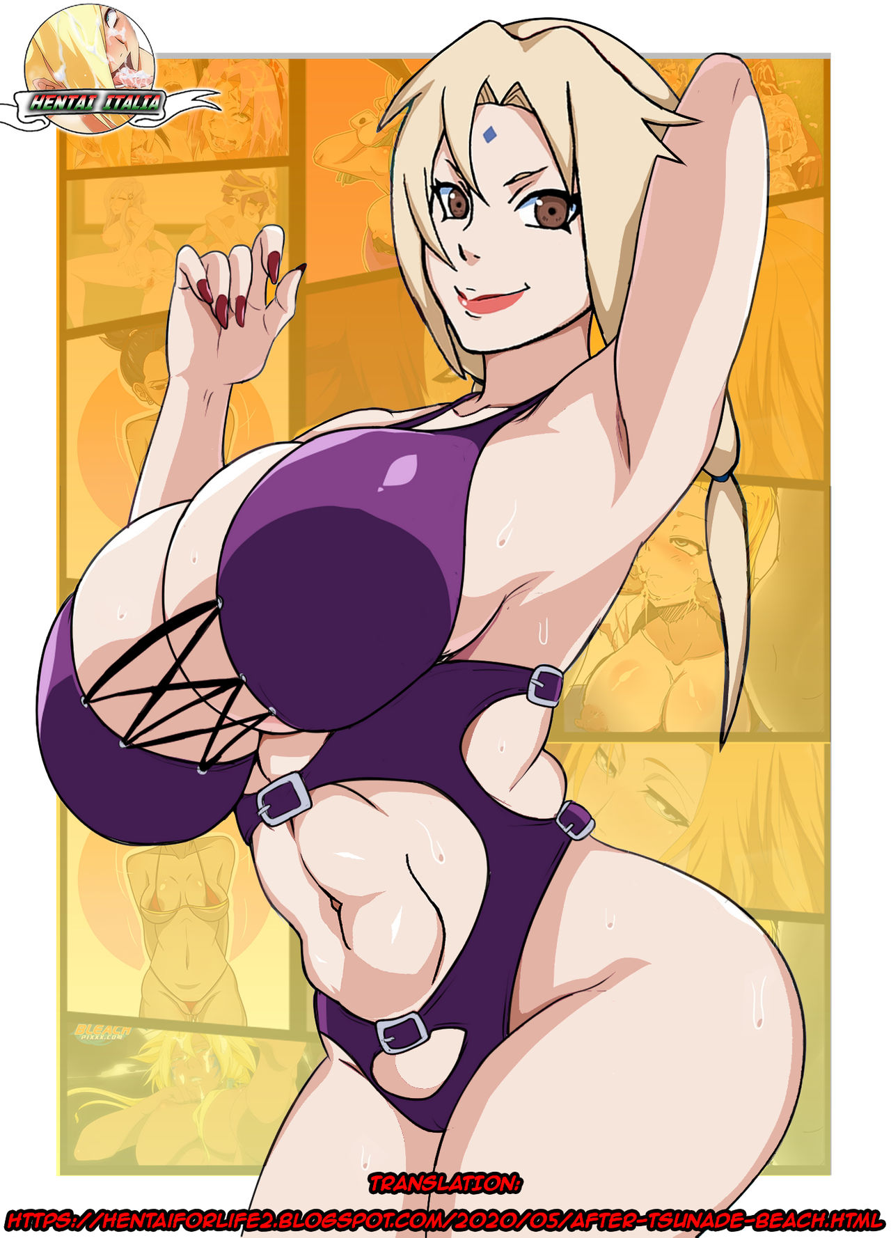Zoku Tsunade no Insuiyoku | After Tsunade's Obscene Beach page 2 full