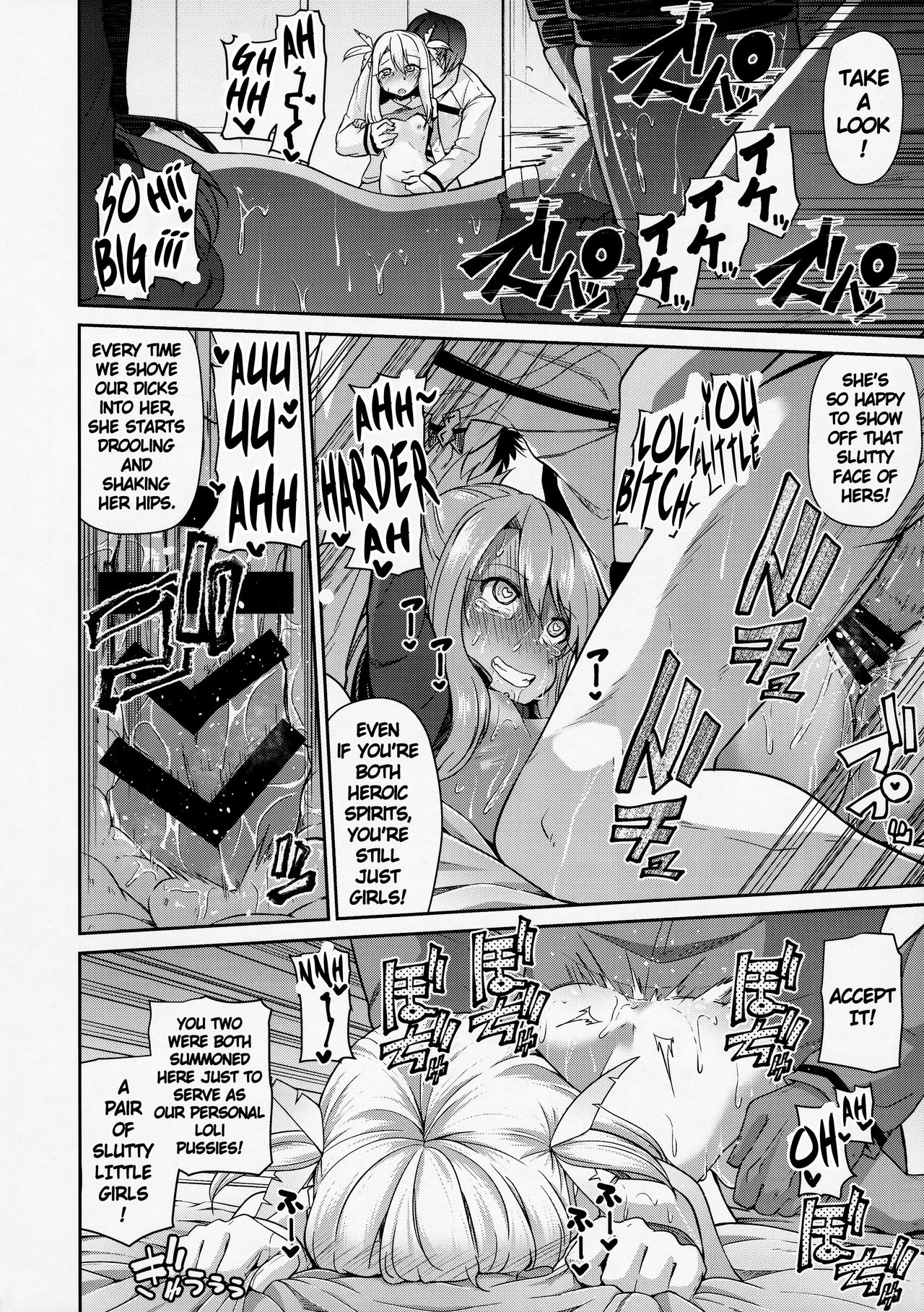 Illya to Kuro to Kimehame Reiju | Illya, Chloe, and the Sex Command Seal page 9 full