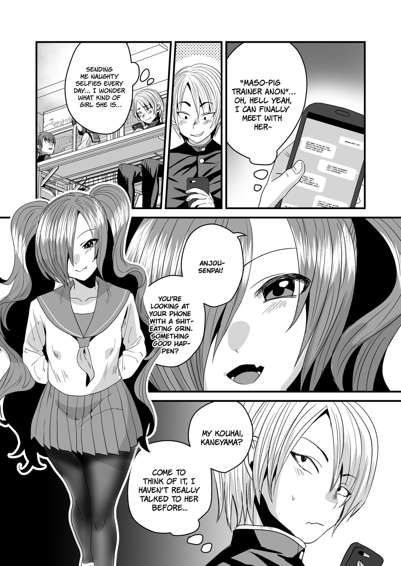 Makeinu Senpai, Fukujuu shite kudasai | Submission! Loser senpai gets trained! page 2 full
